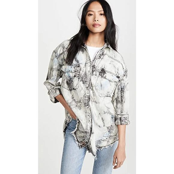 Free People Lovestruck Top - Small(4-6) Washed Black - Picture 1 of 4